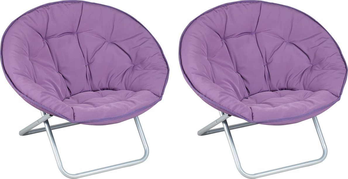 Lavender deals saucer chair