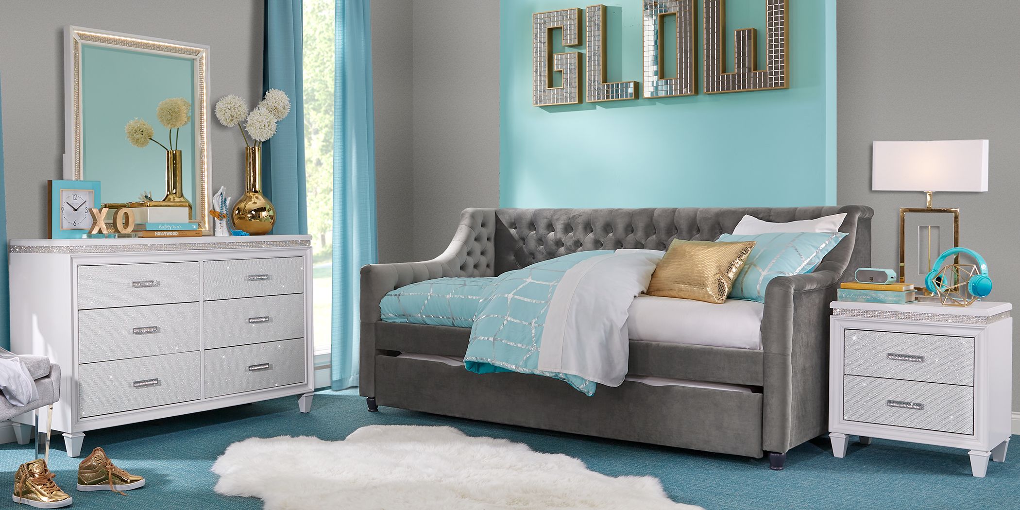 girls twin bedroom set