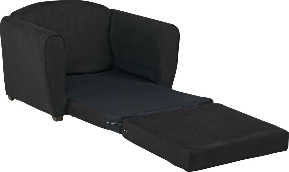 Arezzo Black Sleeper Chair Rooms To Go