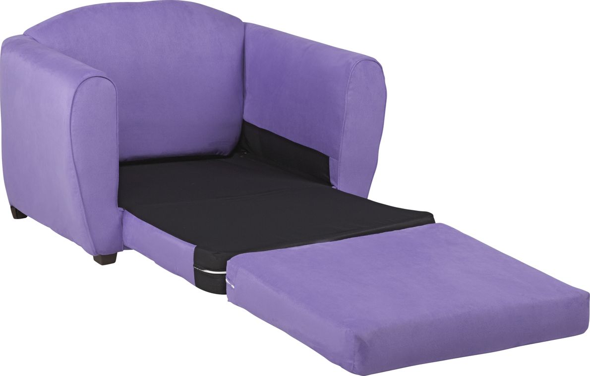 Arezzo Purple Sleeper Chair Rooms To Go