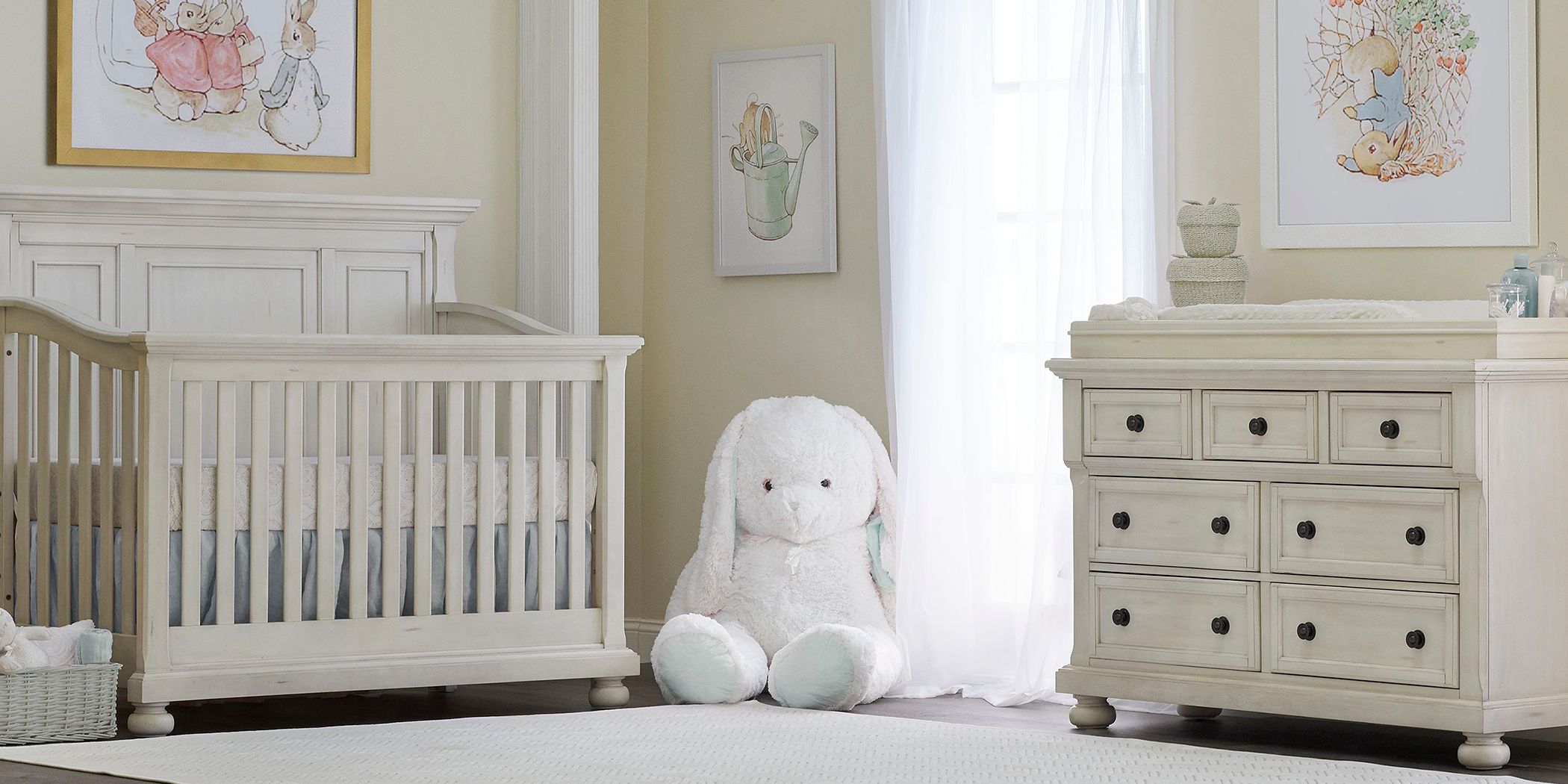 white crib sets furniture