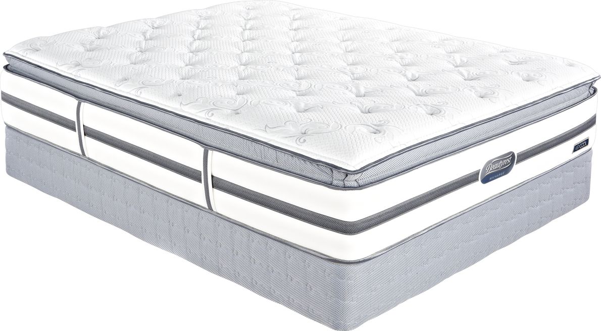 Beautyrest recharge plush pillow best sale top mattress