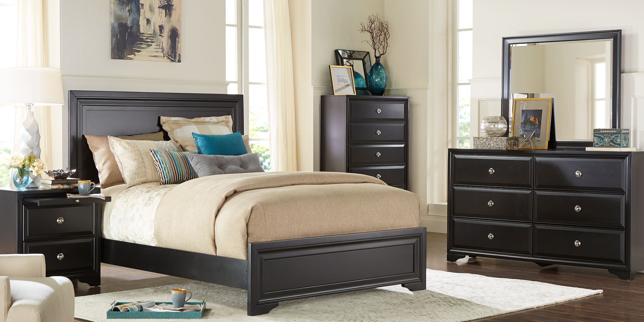 Queen bedroom sets rooms deals to go