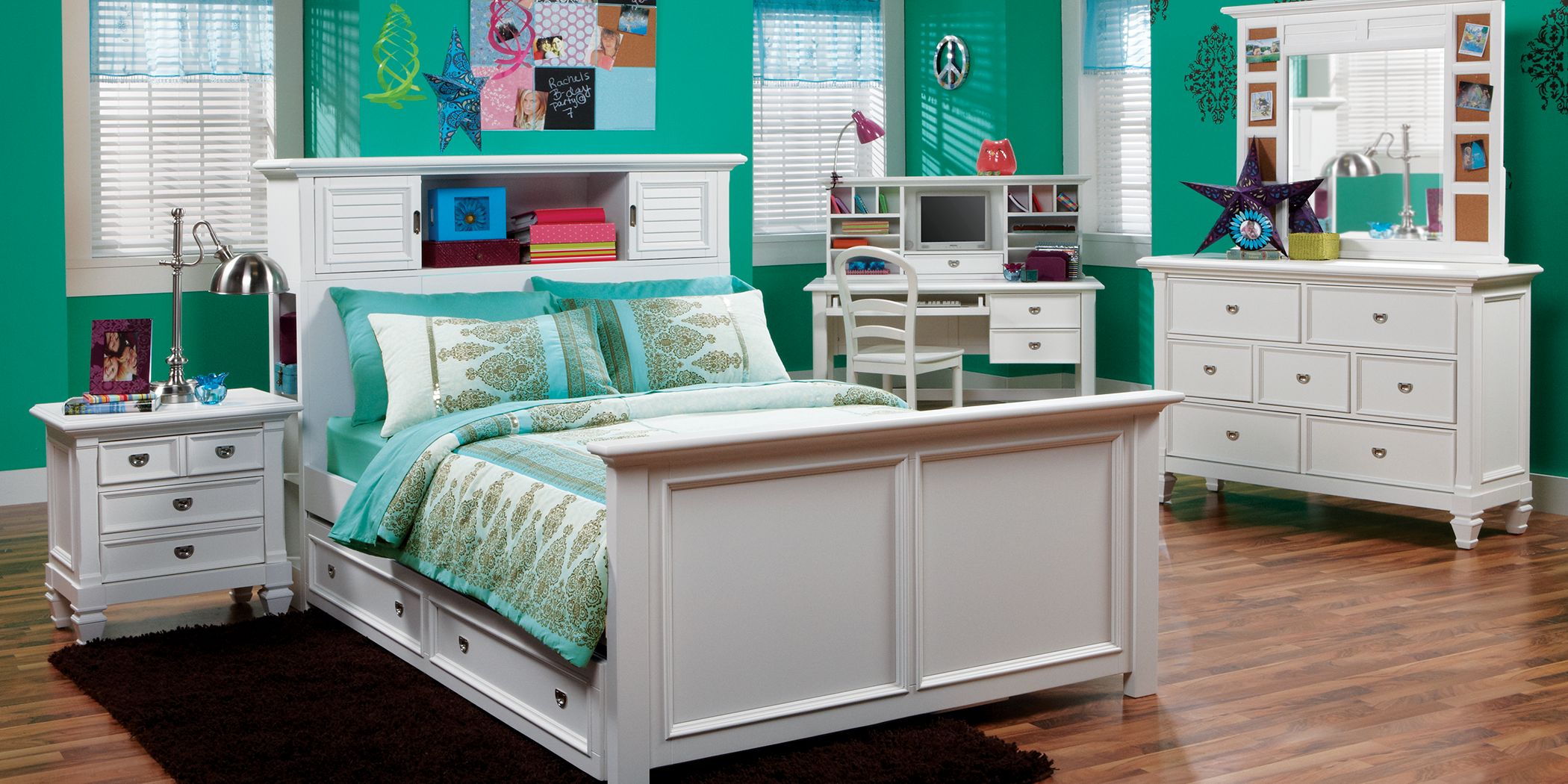 Belmar white deals nightstand