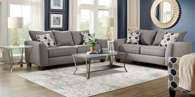 Gray Living Room Sets: Silver, Slate, etc.