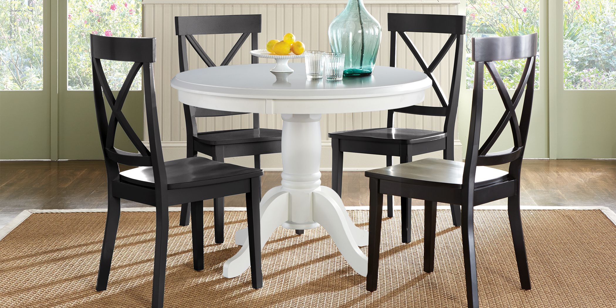 Wood Dining Table White Chairs  - Add A Stylish Look To Your Dining Room Decor With This Astonishing International Concepts Windsor Spindleback Dining Chair In White Or Natural.