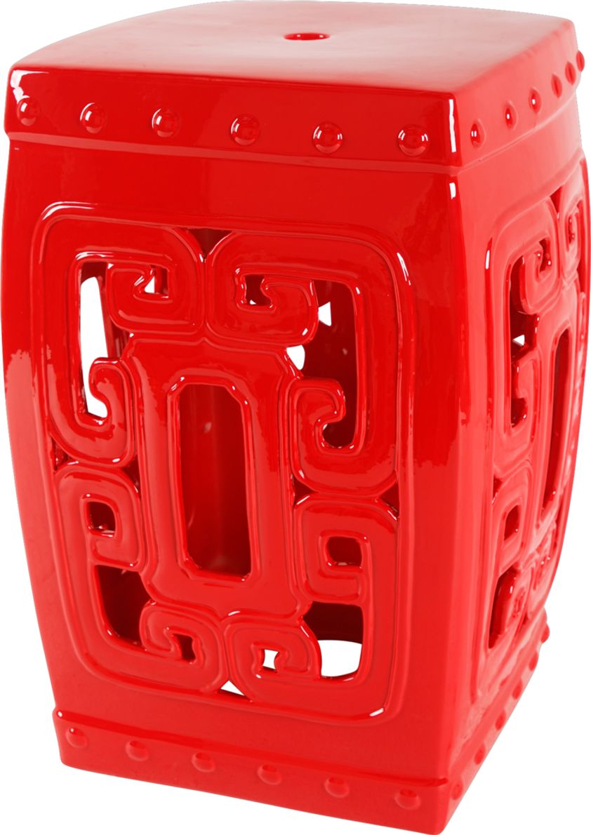 Canberley Red Indoor/Outdoor Stool Rooms To Go - Main Image