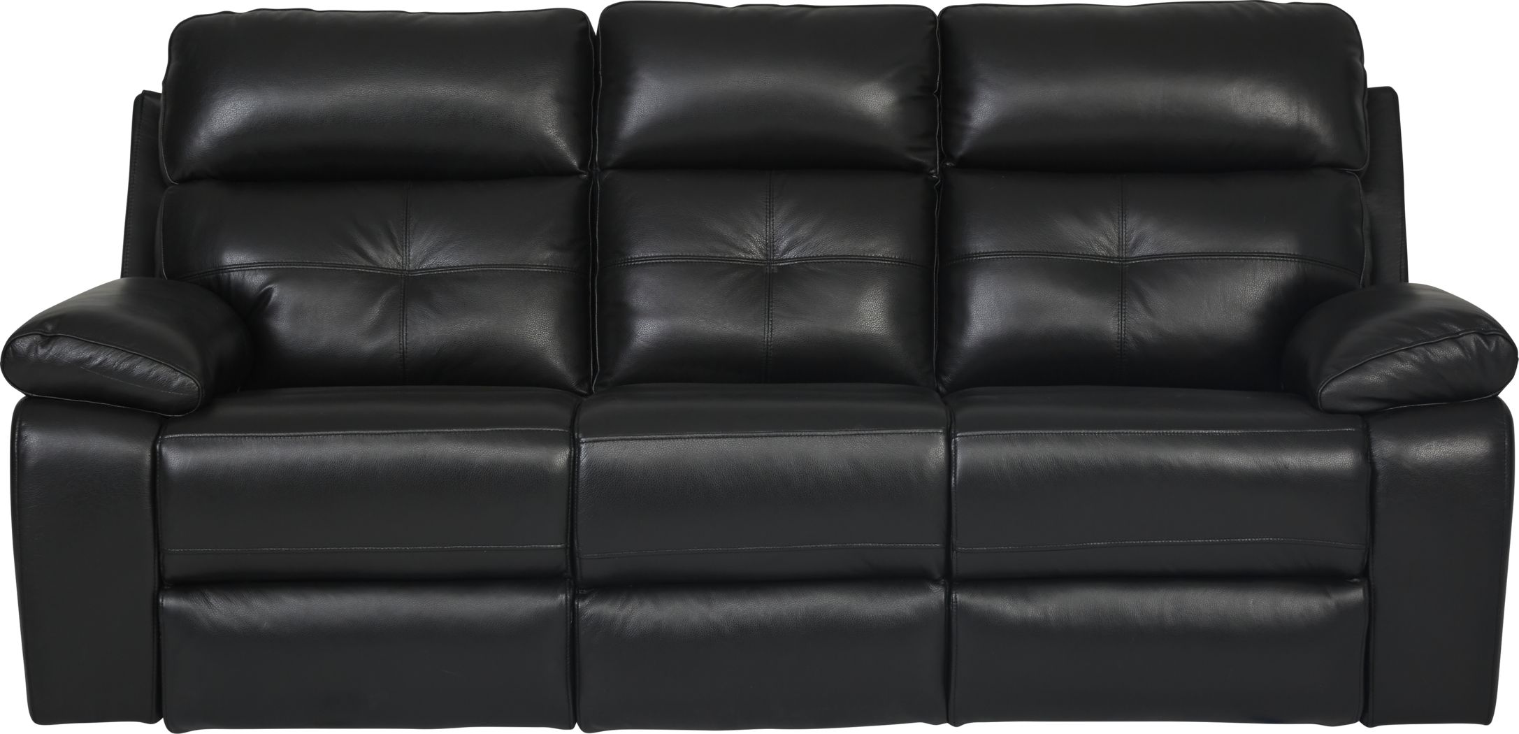 Leather Living Room Furniture, Sofa Leather Black