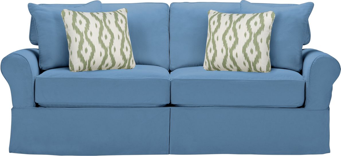 Cindy crawford blue deals couch