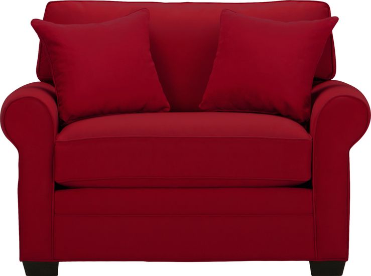 Cindy Crawford Home Bellingham Cardinal Microfiber Sleeper Chair