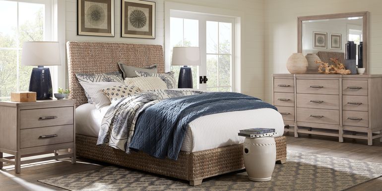 Cindy Crawford Queen Size Bedroom Sets: 5 & 6-Piece Packages