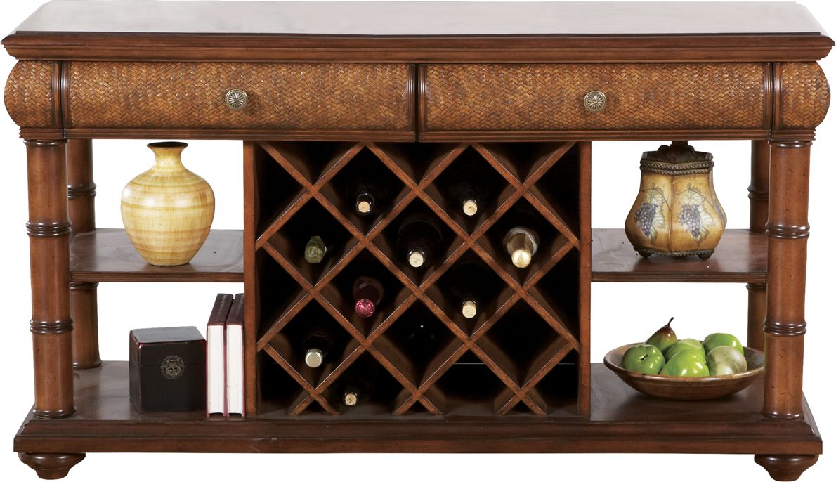 Cindy Crawford Home Key West Tobacco Sofa Table Rooms To Go