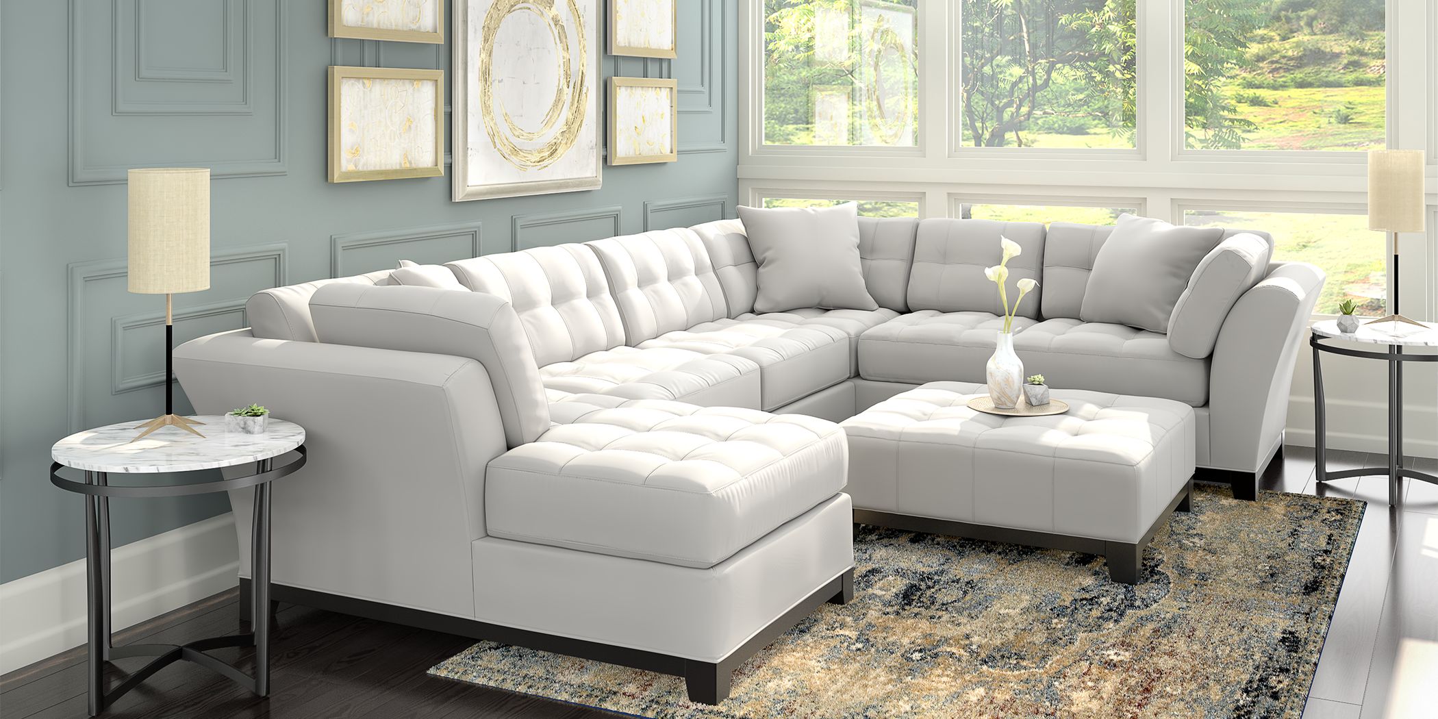 Cindy Crawford Metropolis Sofa Review Baci Living Room