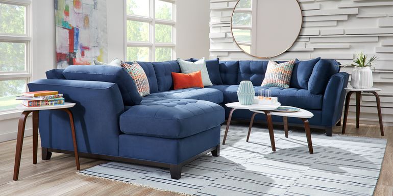 Blue Sectional Sofas