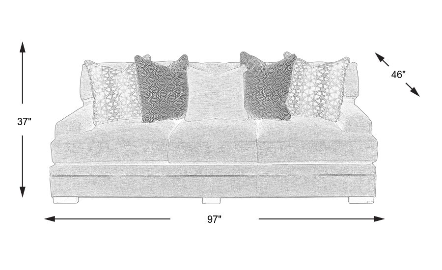 Cindy Crawford Home Palm Springs Gray Sofa Rooms To Go