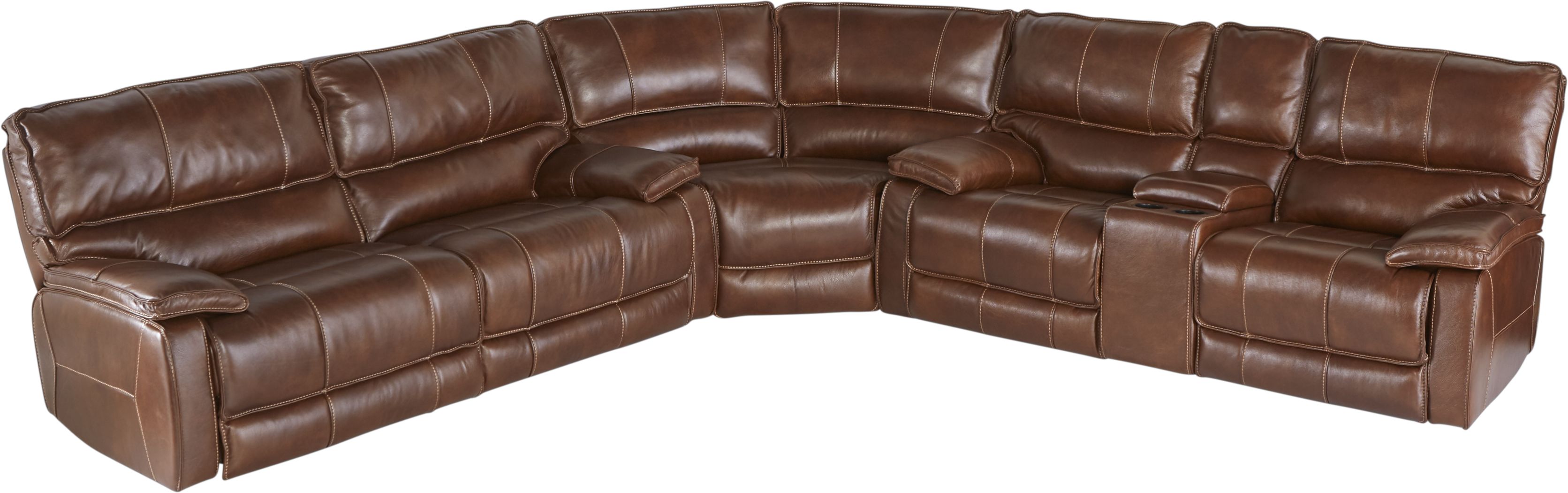 Cindy crawford home 2024 leather sectional