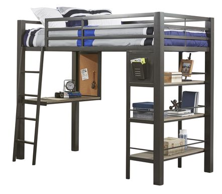 Boys Bunk Beds With Desk Bookcase