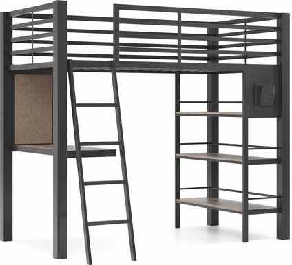 Loft Beds With Desks And Bookcases