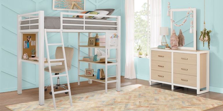 Loft Beds With Desks And Bookcases