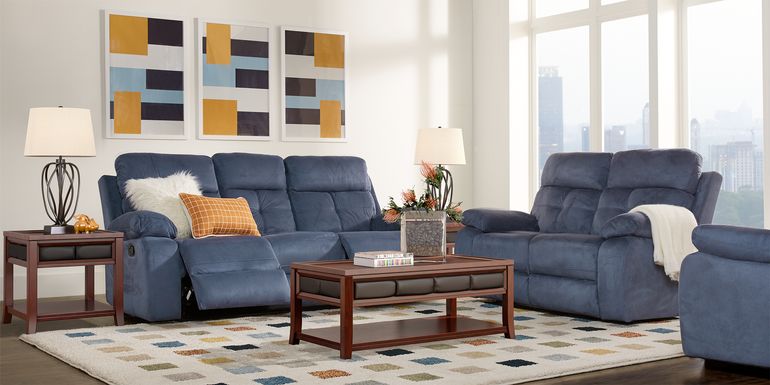 Blue Living Room Sets: Navy, Dark, Light, etc.