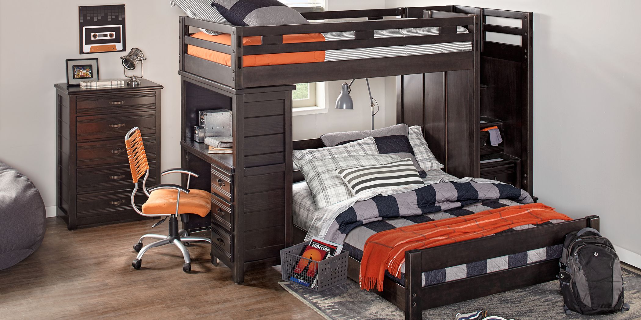 rooms to go twin over full bunk bed