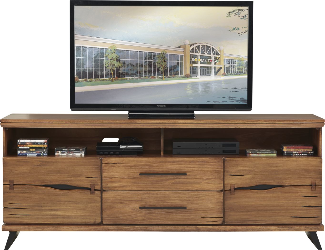 mission style tv stand target