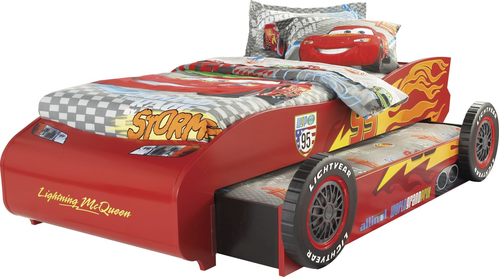 Lightning mcqueen store bunk bed