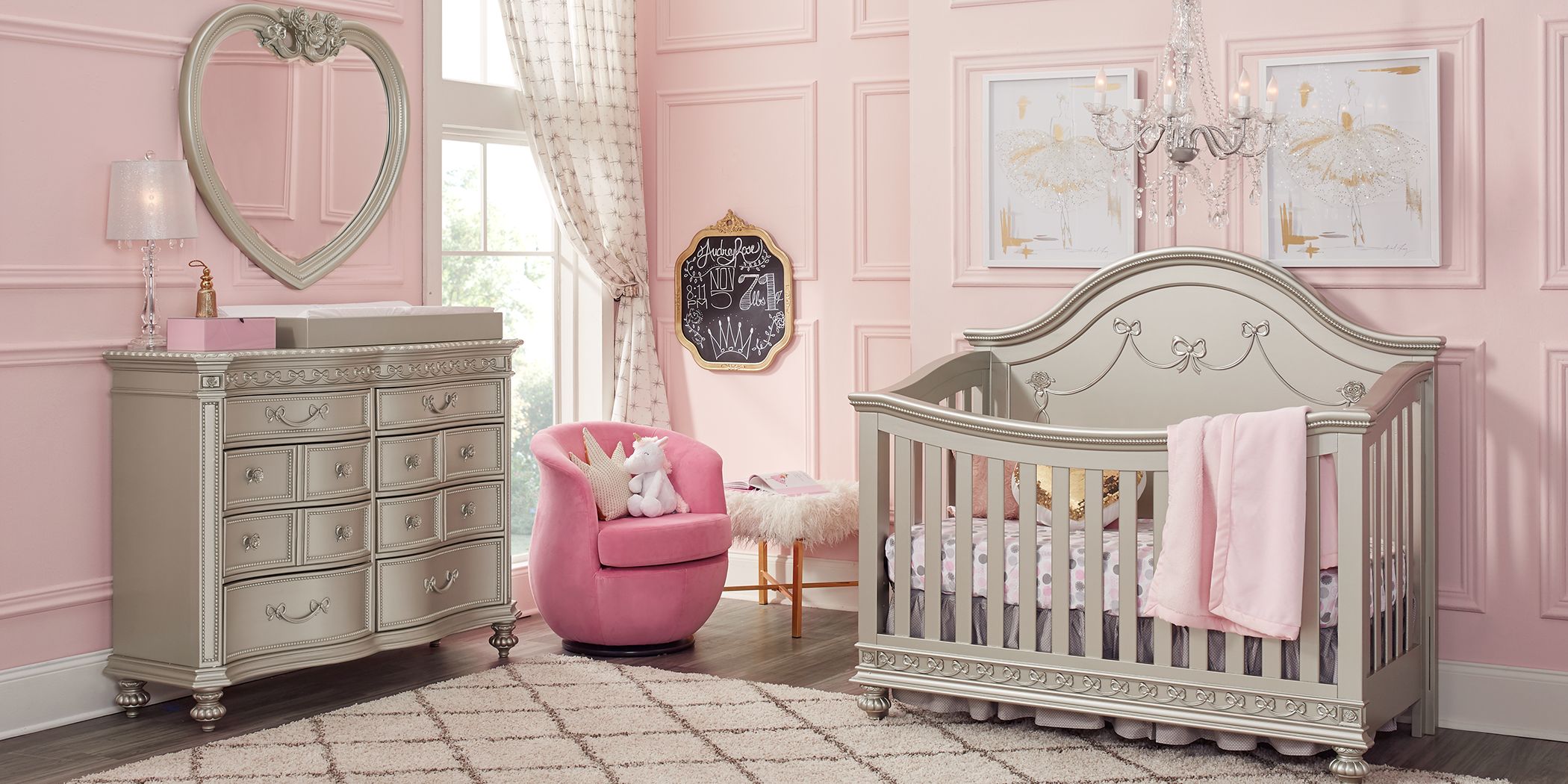 rooms to go princess crib