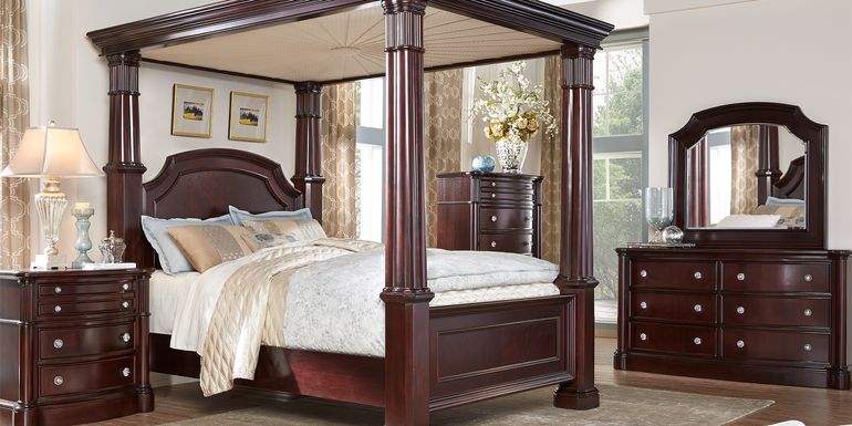 canopy queen bedroom sets
