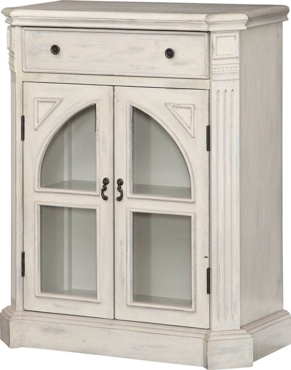 Off white deals accent cabinet