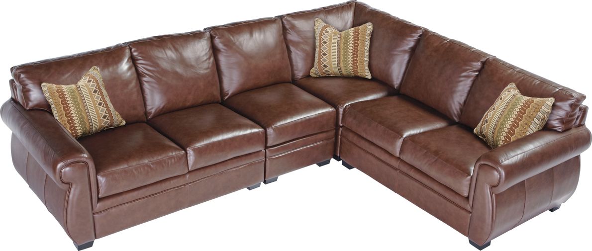 Franklin Manor 4 Pc Leather Sectional