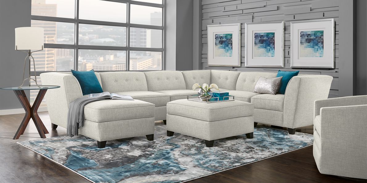 Dove gray deals sectional