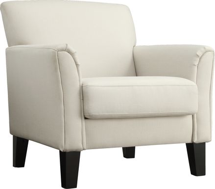 White Accent Chair Collection: Ivory & More