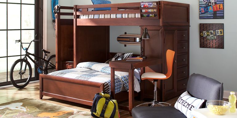 Boys Bunk Beds With Desk Chest Of Drawers