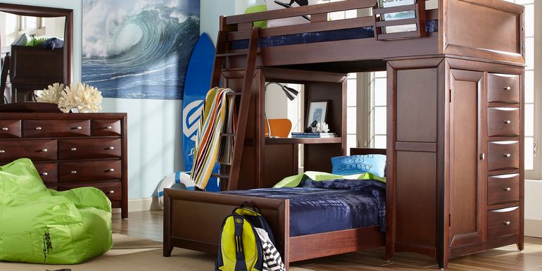 Boys Bunk Beds With Desk Chest Of Drawers