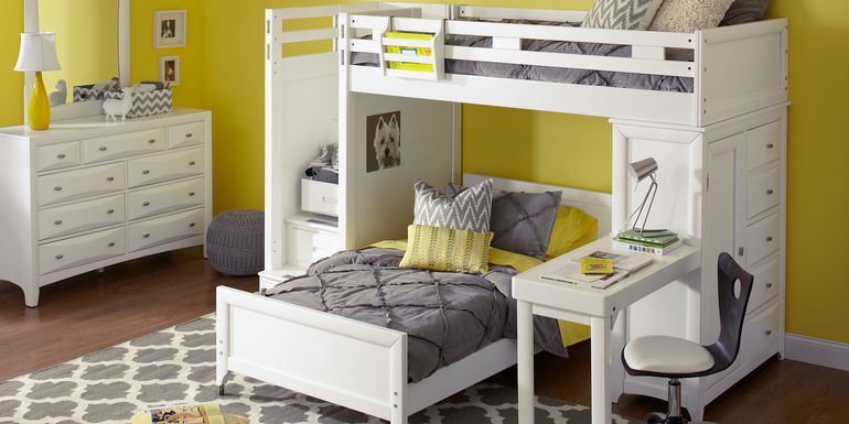 Boys Bunk Beds With Desk Chest Of Drawers