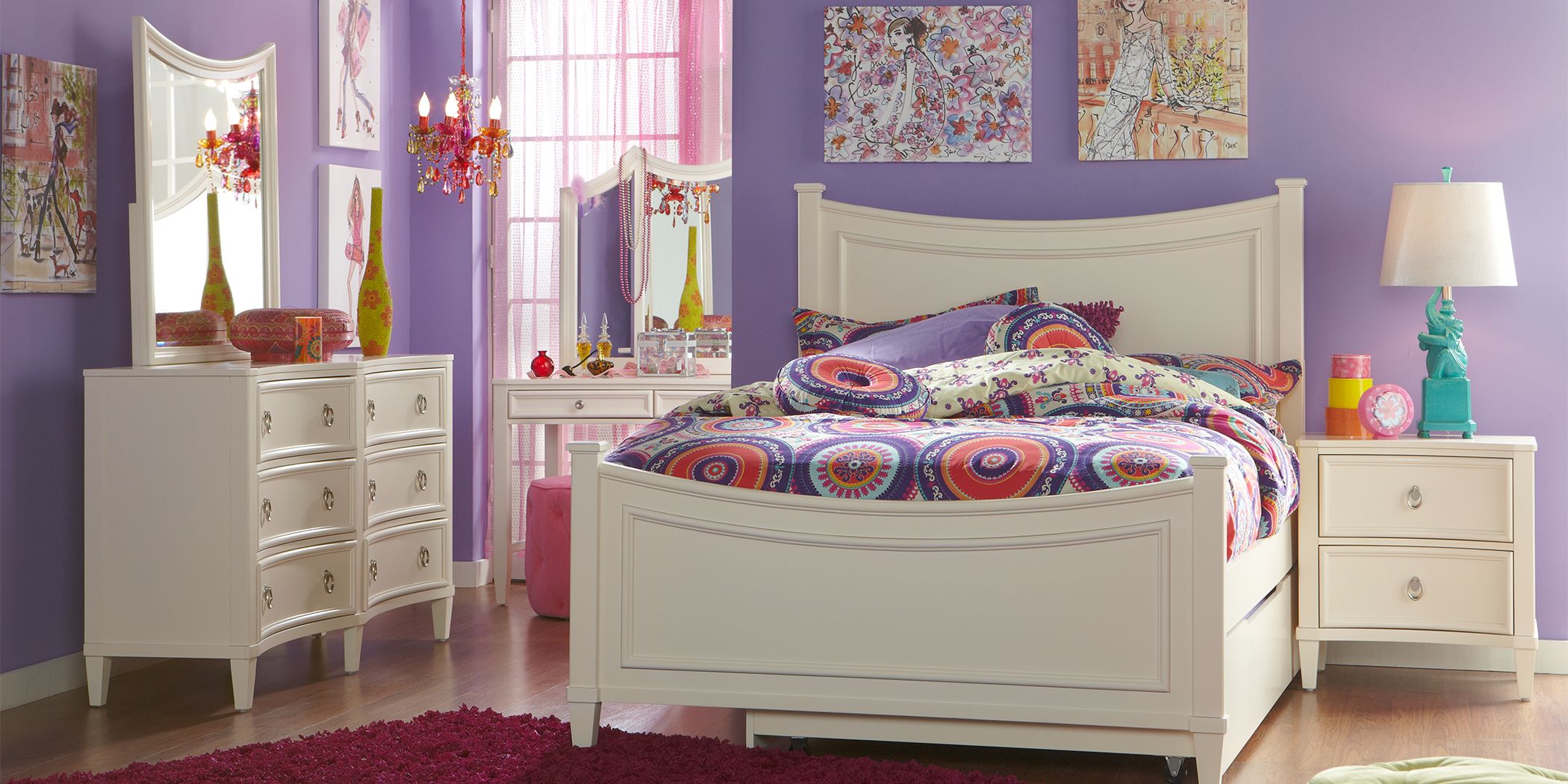 girls full bedroom sets