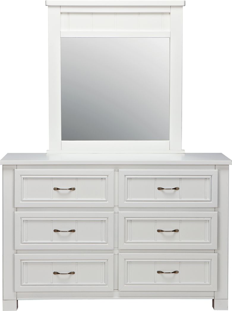 Kids Cottage Colors White Dresser Mirror Set Rooms To Go