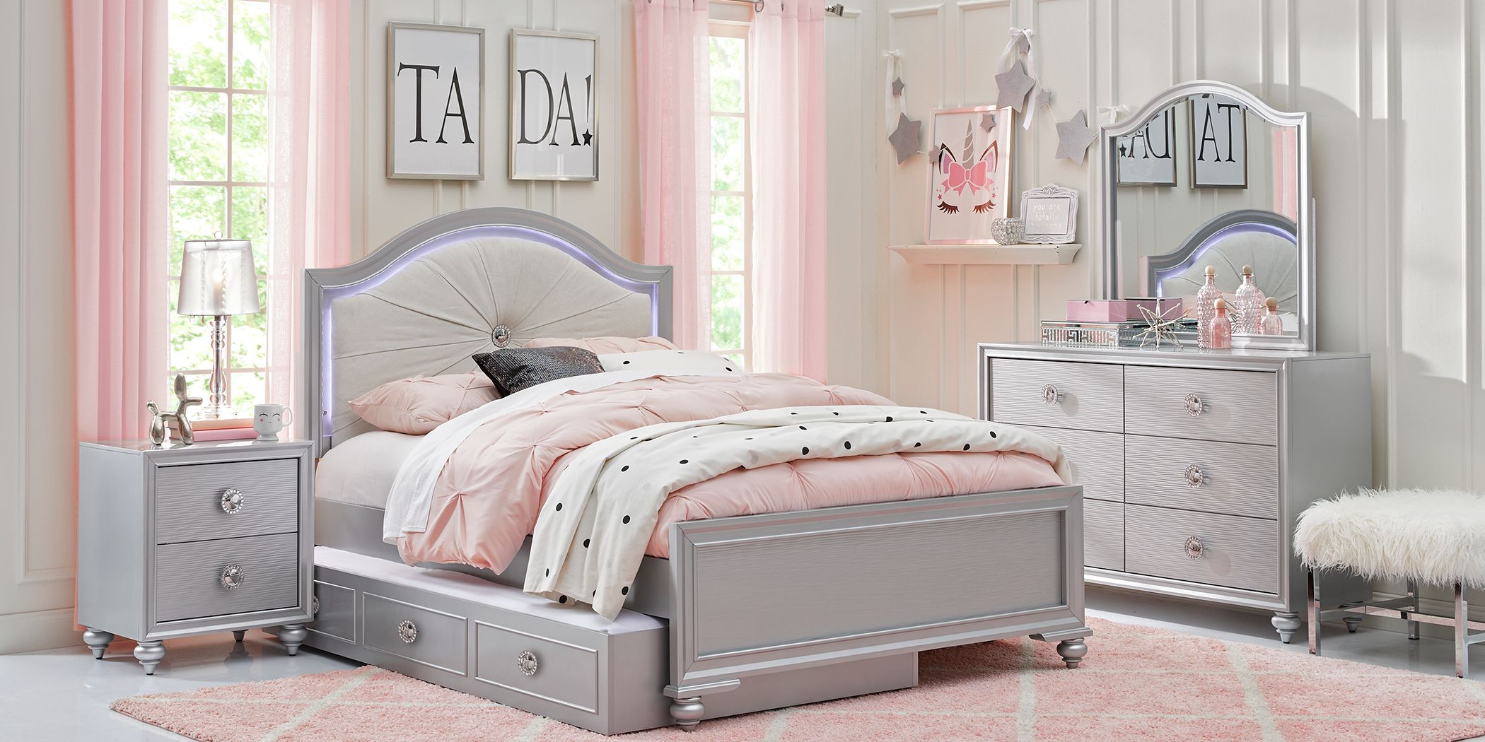 girls twin bedroom set