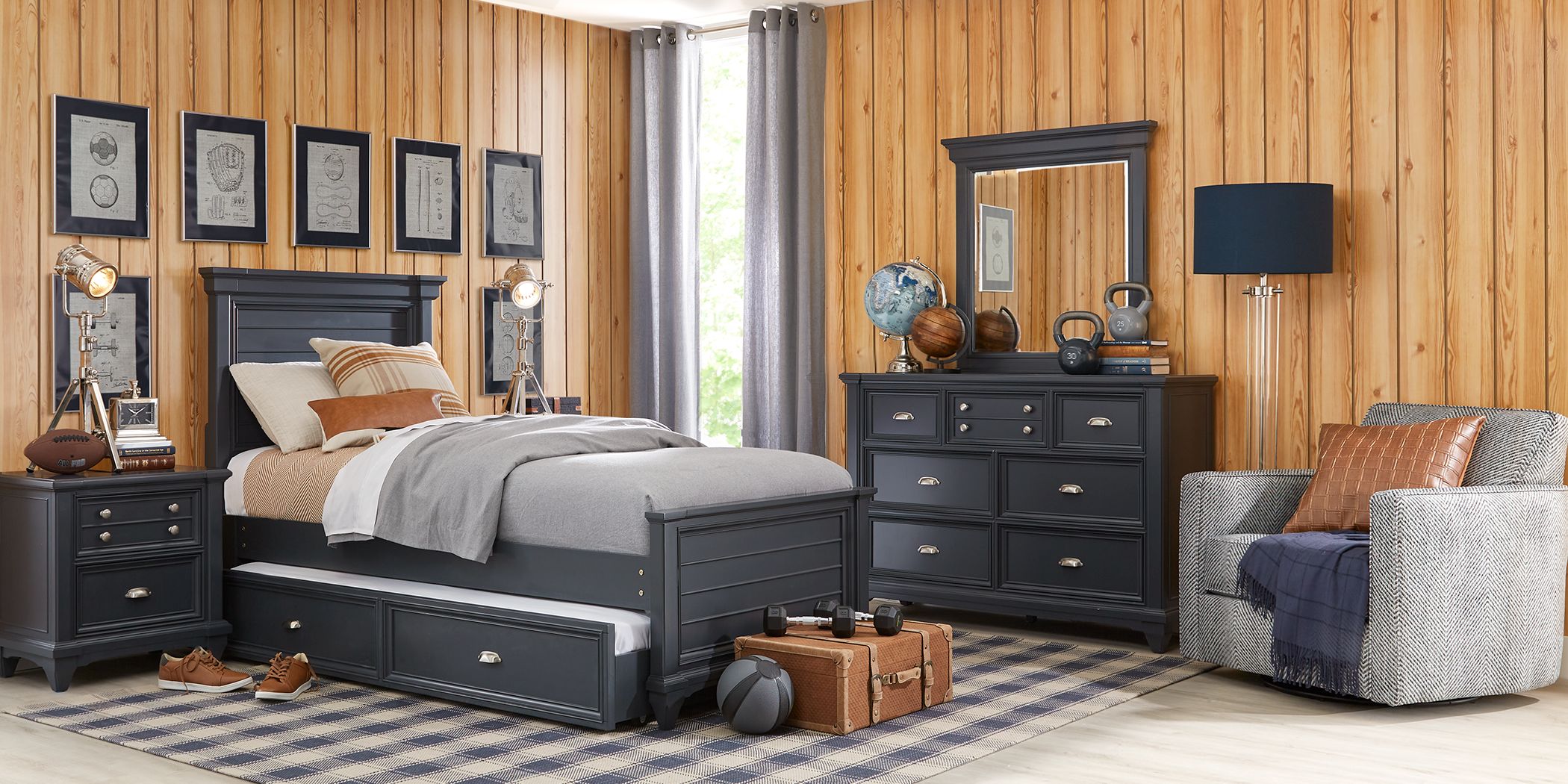 twin size boy bedroom set