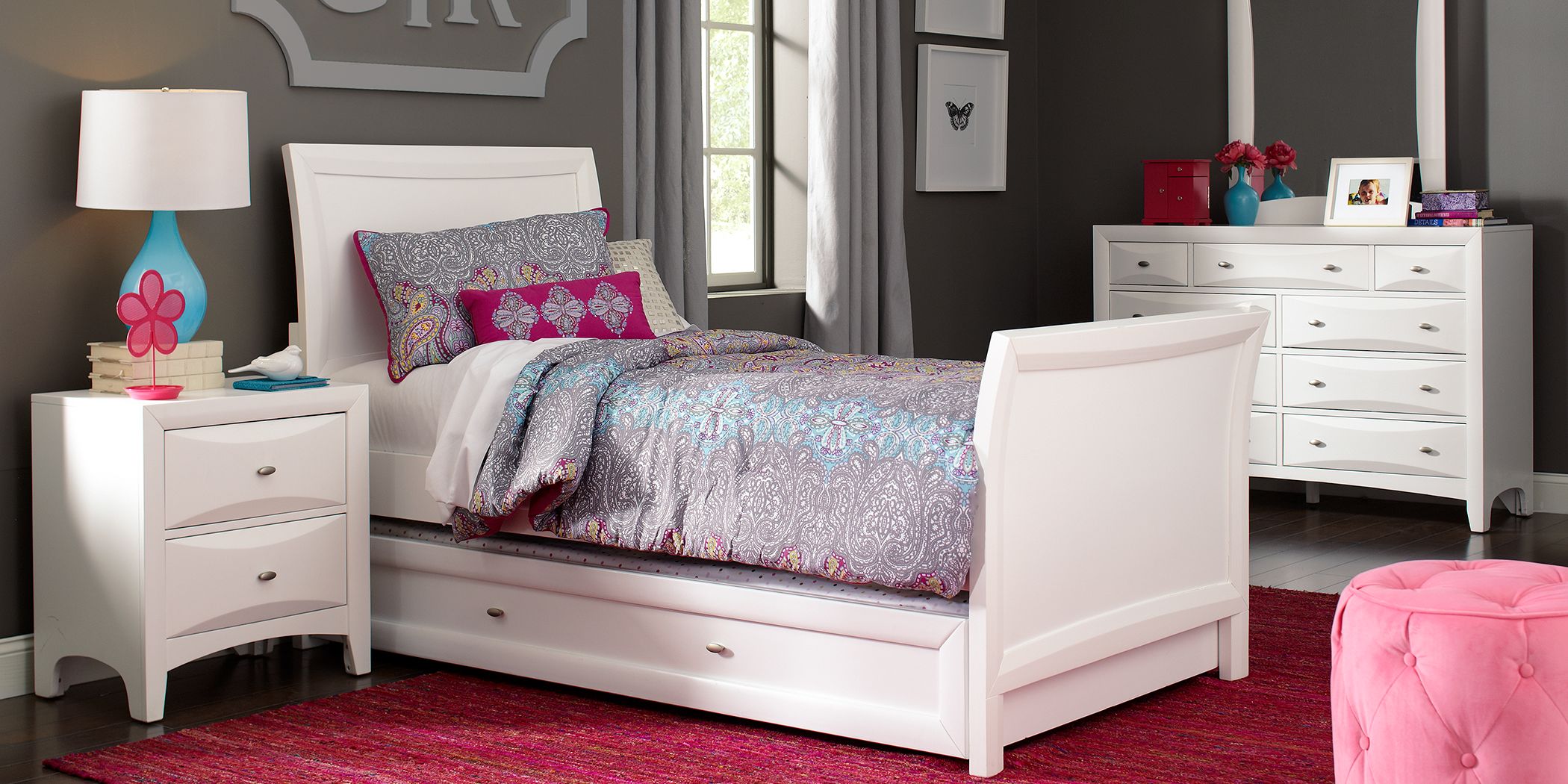 girls twin bedroom set