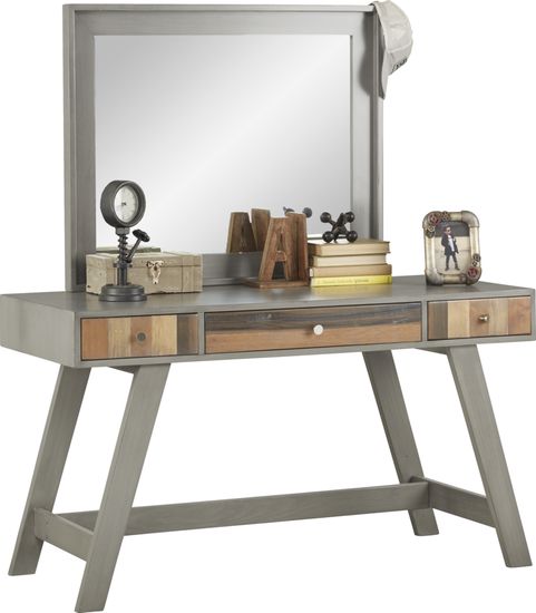 Kids Moss Creek Jr Gray Desk Mirror