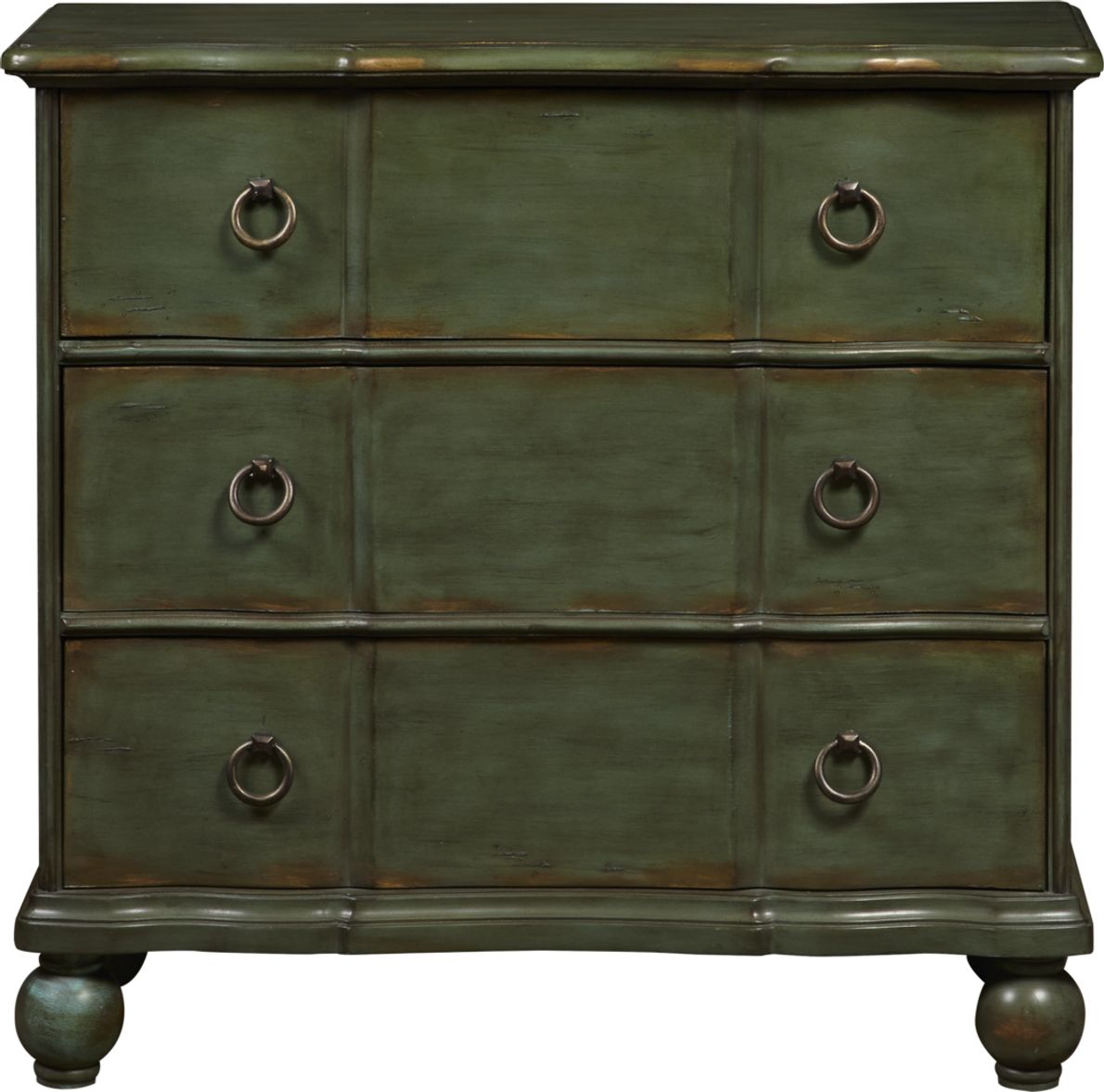 Antique green online accent cabinet