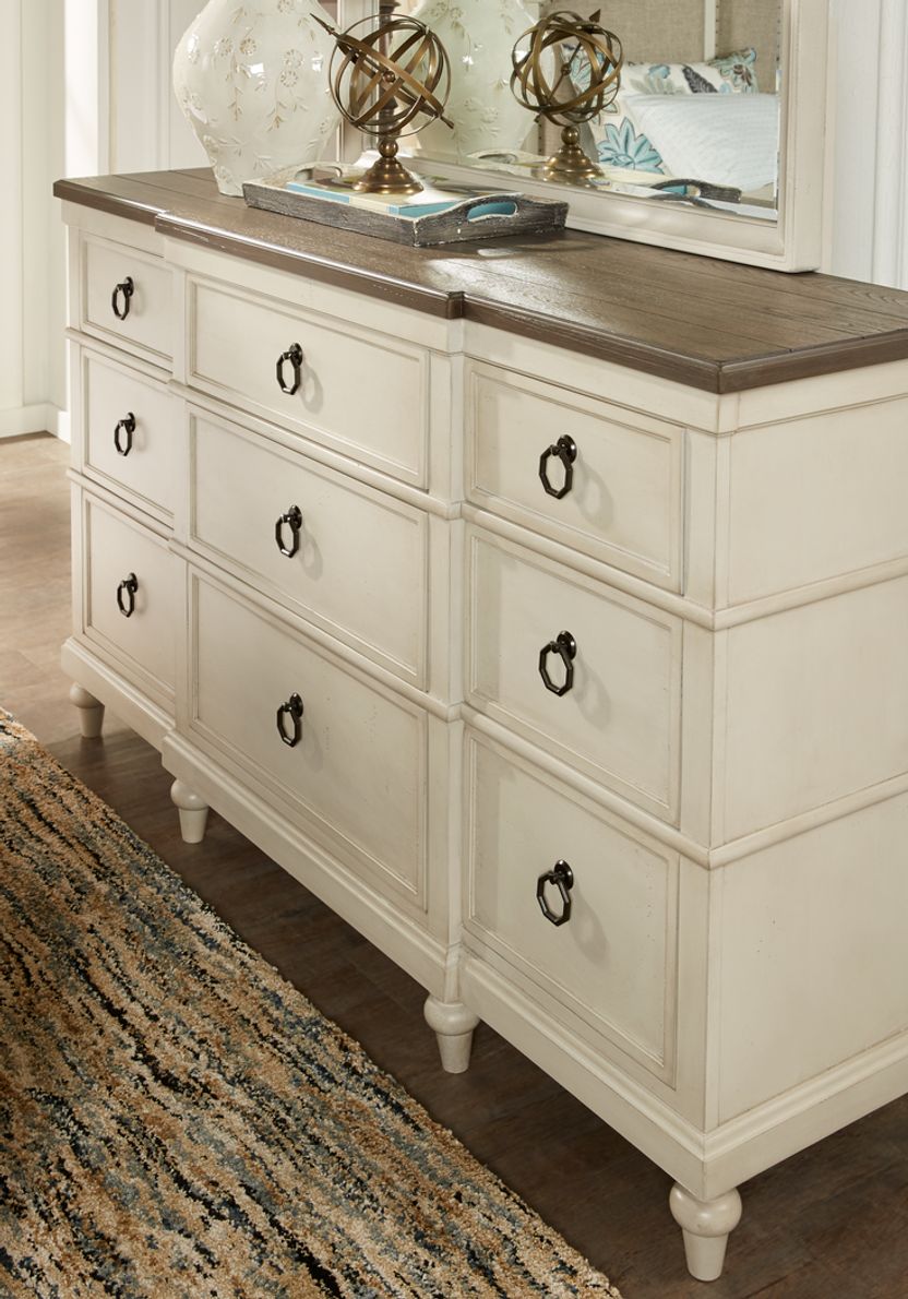 chinese dress ladies Amber Lewis x Four Hands Paula 6 Drawer Dresser in Beige Painted Linen