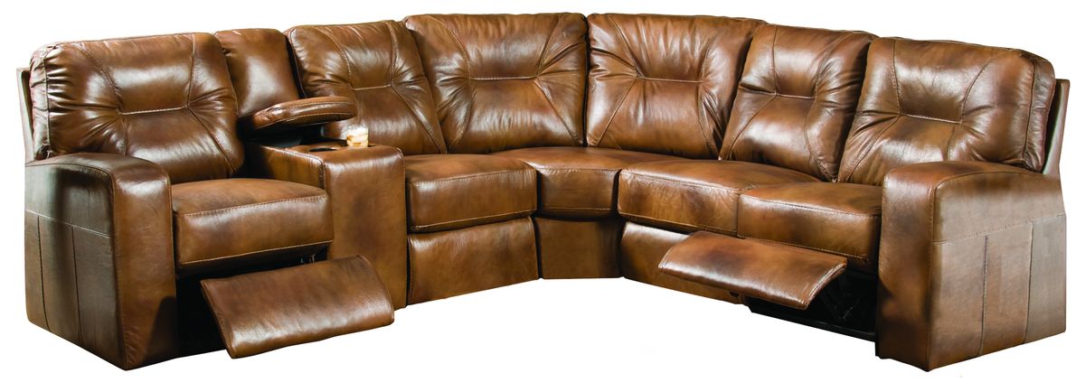 Lane furniture leather deals sectional