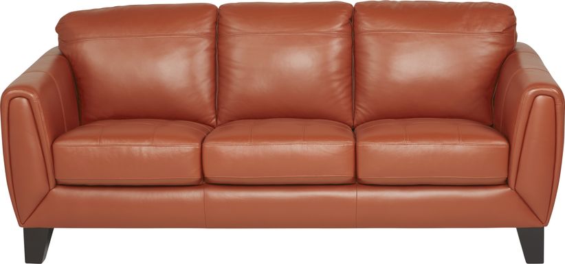 Orange Leather Sofas Couches
