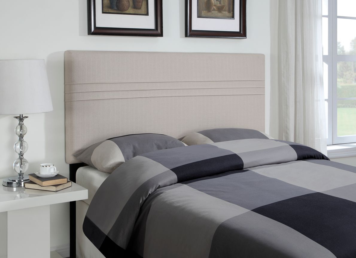 Marko Cream Queen Upholstered Headboard