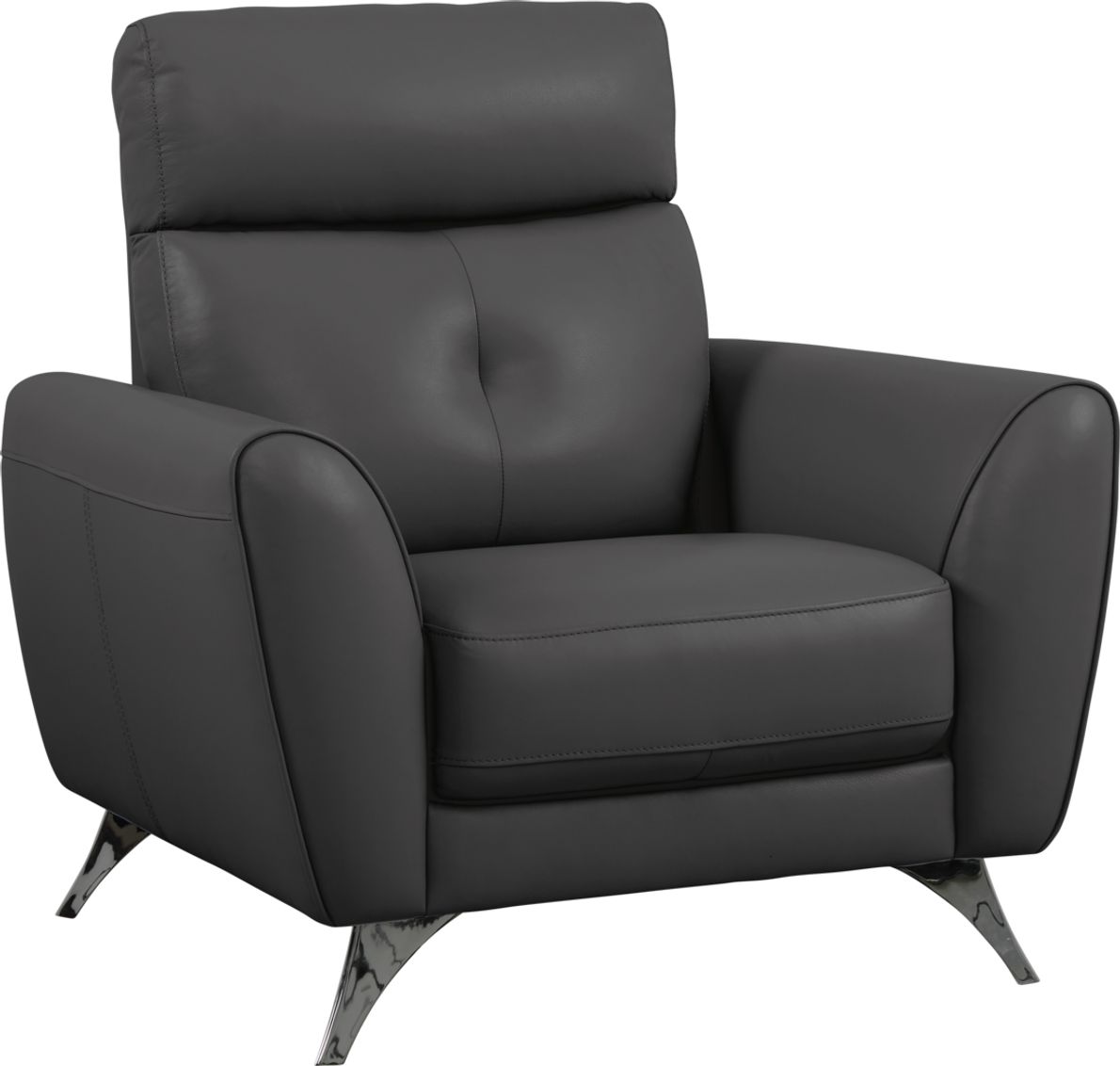 Modena chair black pu shop leather