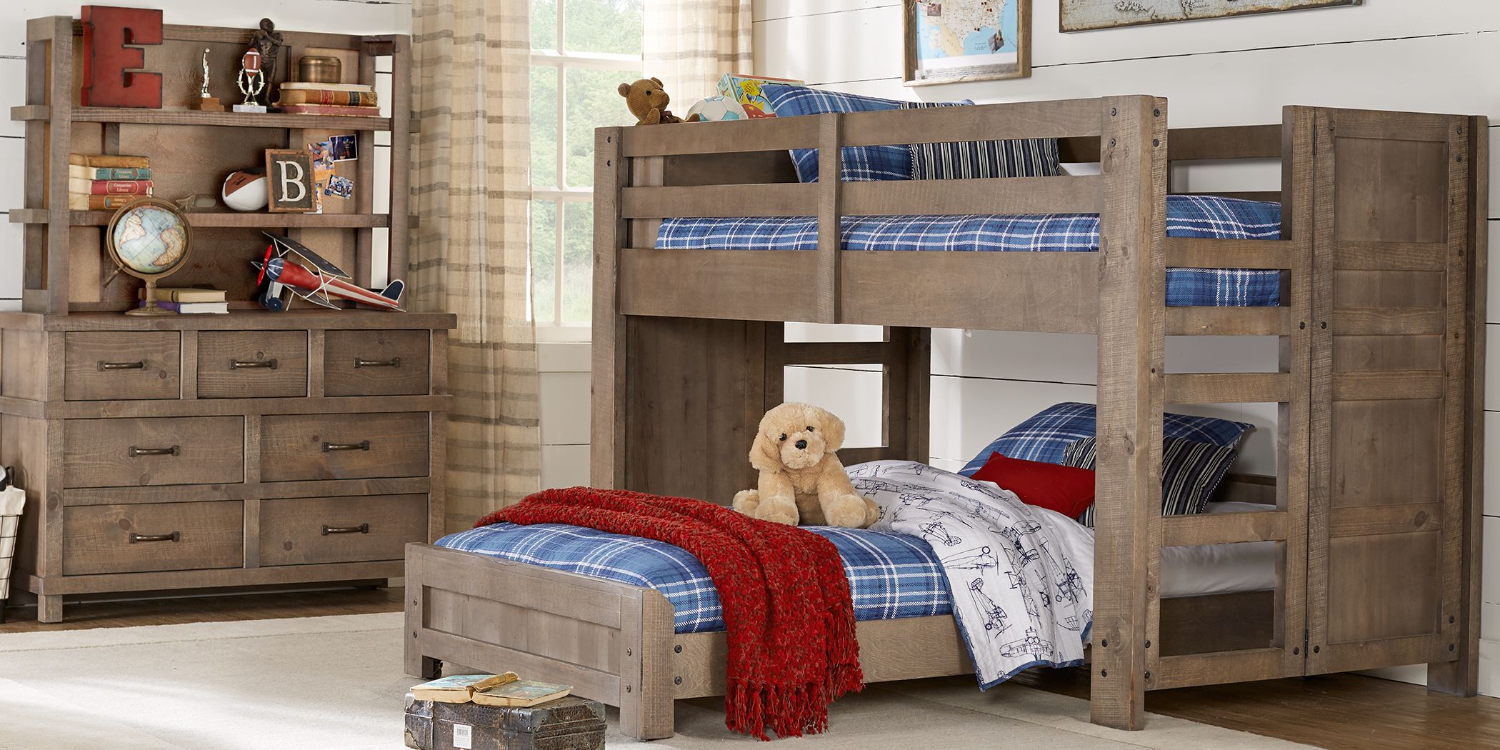 Driftwood bunk shop bed