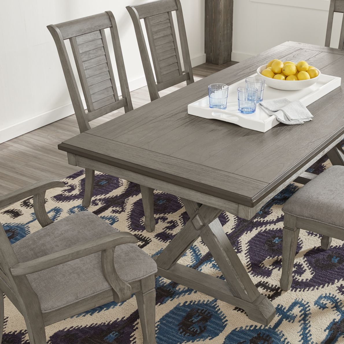 Nantucket Breeze Gray Dining Table
